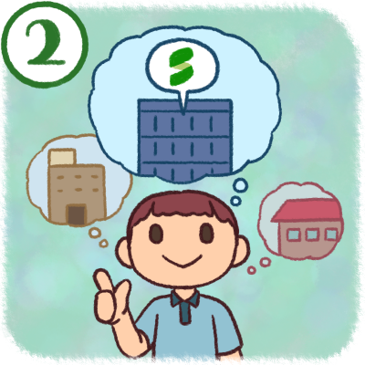 その2 事業所を探すイメージイラスト